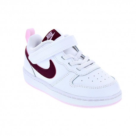 Zapatillas Nike zapatos Niño modelo Court Borught Blanco 