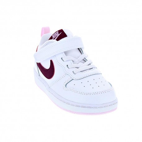 Zapatillas Nike zapatos Niño modelo Court Borught Blanco 