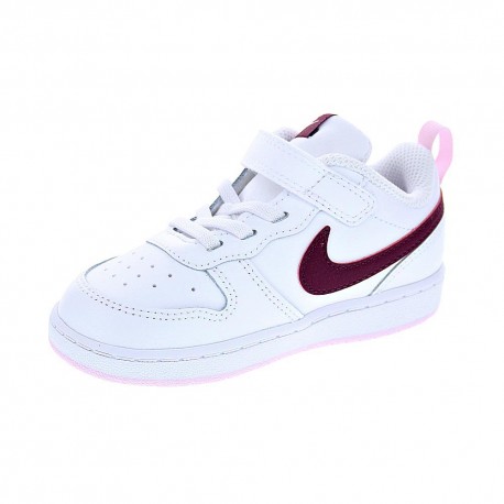 Zapatillas Nike zapatos Niño modelo Court Borught Blanco 