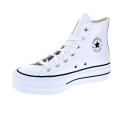 Zapatillas botas Converse zapatos Mujer modelo Chuck Taylor All Star Plataforma Bota piel blanca Blanco Cordón