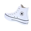 Zapatillas botas Converse zapatos Mujer modelo Chuck Taylor All Star Plataforma Bota piel blanca Blanco Cordón