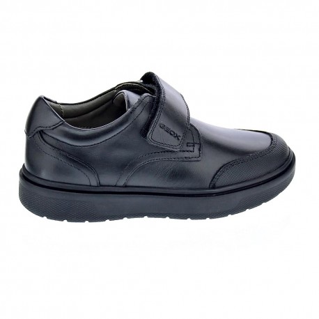 Colegial Geox zapatos Niño modelo Riddock 1 velcro Negro 