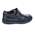 Colegial Geox zapatos Niño modelo Riddock 1 velcro Negro 