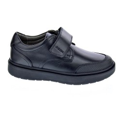 Colegial Geox zapatos Niño modelo Riddock 1 velcro Negro  2