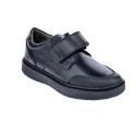 Colegial Geox zapatos Niño modelo Riddock 1 velcro Negro 