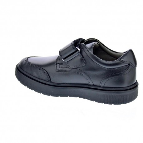 Colegial Geox zapatos Niño modelo Riddock 1 velcro Negro 