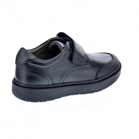 Colegial Geox zapatos Niño modelo Riddock 1 velcro Negro 
