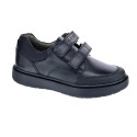 Colegial Geox zapatos Niño modelo Riddock 2 velcros Negro 