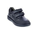 Colegial Geox zapatos Niño modelo Riddock 2 velcros Negro 