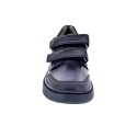Colegial Geox zapatos Niño modelo Riddock 2 velcros Negro 