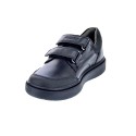 Colegial Geox zapatos Niño modelo Riddock 2 velcros Negro 