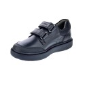 Colegial Geox zapatos Niño modelo Riddock 2 velcros Negro 