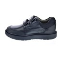 Colegial Geox zapatos Niño modelo Riddock 2 velcros Negro 