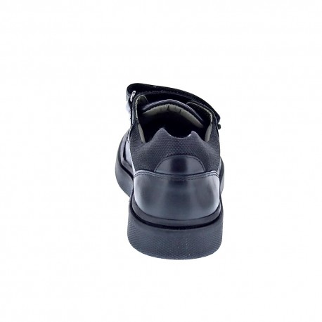 Colegial Geox zapatos Niño modelo Riddock 2 velcros Negro 