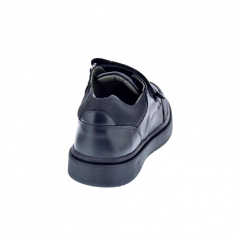 Colegial Geox zapatos Niño modelo Riddock 2 velcros Negro 