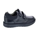 Colegial Geox zapatos Niño modelo Riddock 2 velcros Negro 