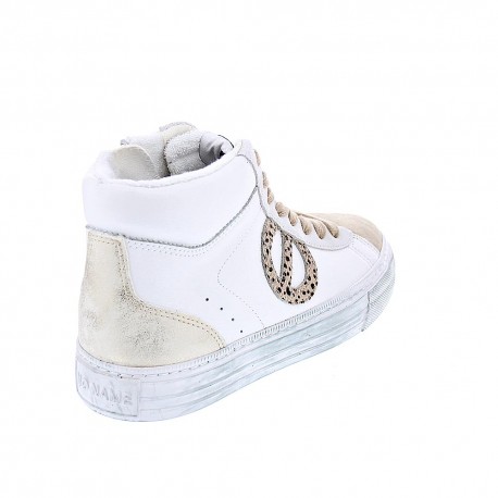 Botines No Name zapatos Mujer modelo STRIKE MID CUT Blanco 