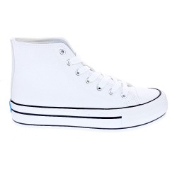 Zapatillas botas Mtng zapatos Mujer modelo Bigger- X Blanco Cordón 2