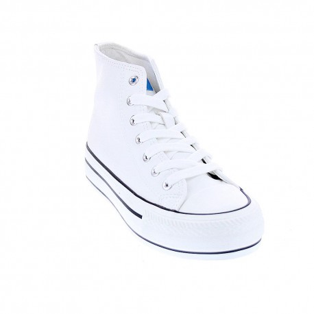 Zapatillas botas Mtng zapatos Mujer modelo Bigger- X Blanco Cordón