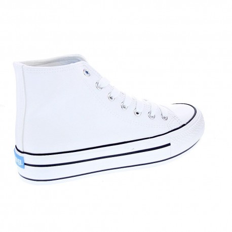 Zapatillas botas Mtng zapatos Mujer modelo Bigger- X Blanco Cordón