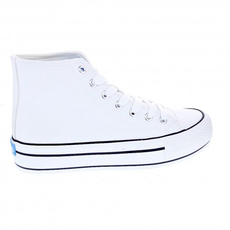 Zapatillas botas Mtng zapatos Mujer modelo Bigger- X Blanco Cordón