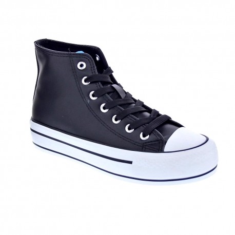 Zapatillas botas Mtng zapatos Mujer modelo Bigger-X Negro Cordón