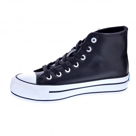 Zapatillas botas Mtng zapatos Mujer modelo Bigger-X Negro Cordón