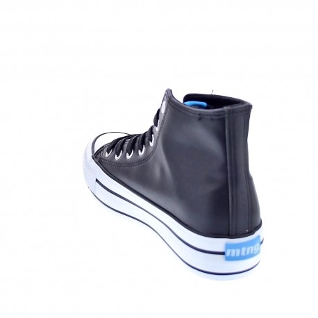 Zapatillas botas Mtng zapatos Mujer modelo Bigger-X Negro Cordón