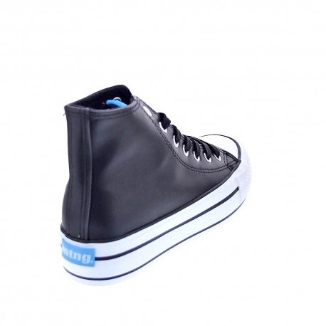 Zapatillas botas Mtng zapatos Mujer modelo Bigger-X Negro Cordón