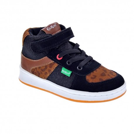 Zapatillas Kickers zapatos Niña modelo 664562 10 82 Marrón 