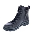 Botines Camper zapatos Niña modelo Brutus Negro Cordón