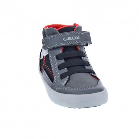 Botines Geox zapatos Niño modelo Gisli Gris 