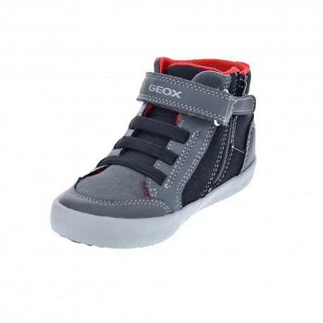 Botines Geox zapatos Niño modelo Gisli Gris 