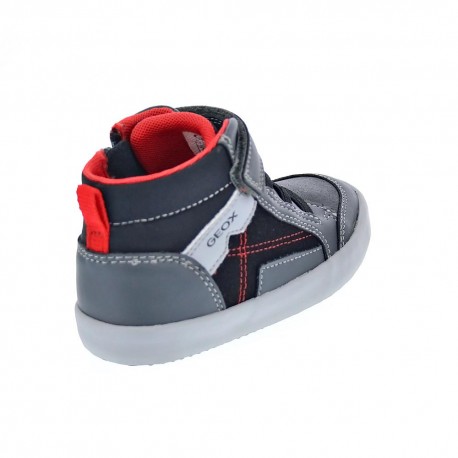 Botines Geox zapatos Niño modelo Gisli Gris 