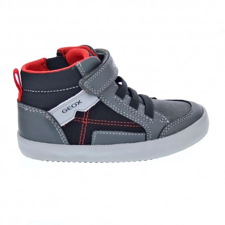 Botines Geox zapatos Niño modelo Gisli Gris 