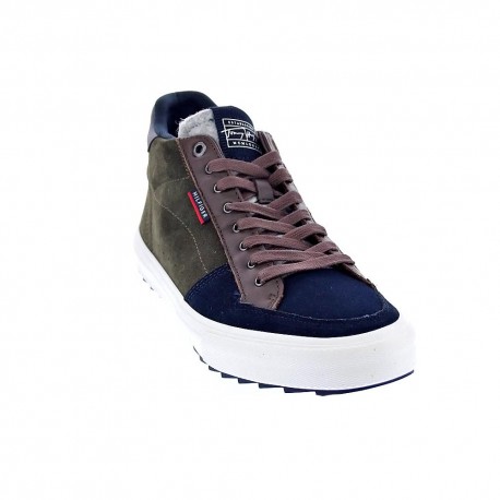 Botines Tommy Hilfiger zapatos Hombre modelo Core High winter suede Verde 