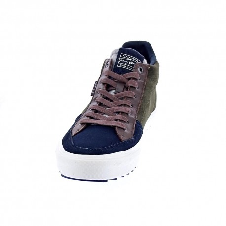Botines Tommy Hilfiger zapatos Hombre modelo Core High winter suede Verde 