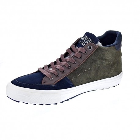 Botines Tommy Hilfiger zapatos Hombre modelo Core High winter suede Verde 