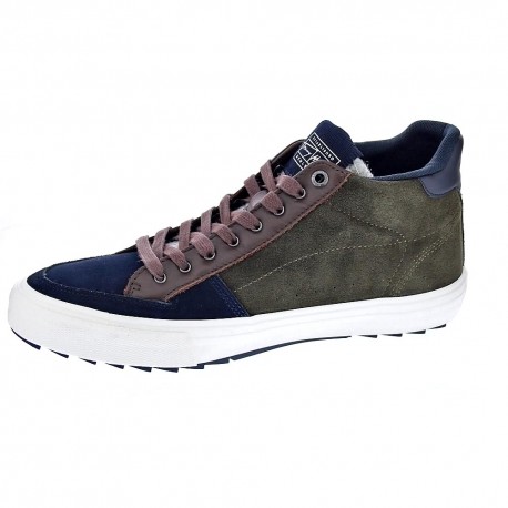 Botines Tommy Hilfiger zapatos Hombre modelo Core High winter suede Verde 