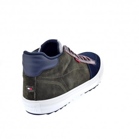 Botines Tommy Hilfiger zapatos Hombre modelo Core High winter suede Verde 