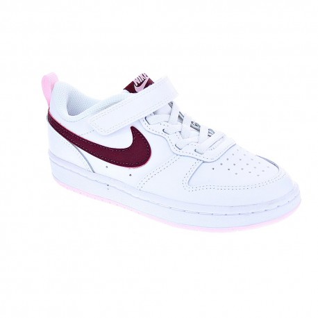 Zapatillas Nike zapatos Niña modelo Court Borought Blanco 