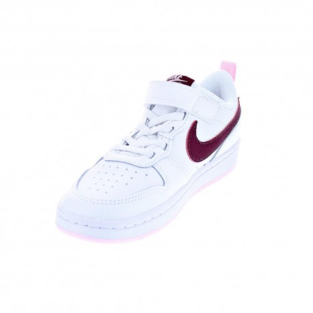 Zapatillas Nike zapatos Niña modelo Court Borought Blanco 