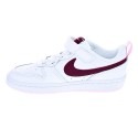 Zapatillas Nike zapatos Niña modelo Court Borought Blanco 