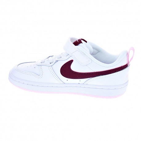 Zapatillas Nike zapatos Niña modelo Court Borought Blanco 