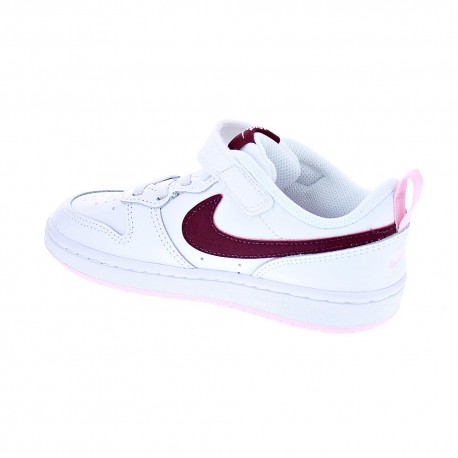 Zapatillas Nike zapatos Niña modelo Court Borought Blanco 