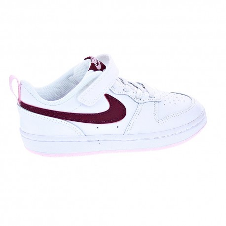 Zapatillas Nike zapatos Niña modelo Court Borought Blanco 