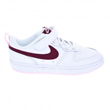 Zapatillas Nike zapatos Niña modelo Court Borought Blanco 