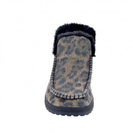 Botines Hey Dude zapatos Mujer modelo Denny Leo Negro 