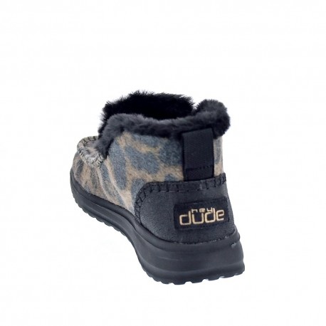 Botines Hey Dude zapatos Mujer modelo Denny Leo Negro 