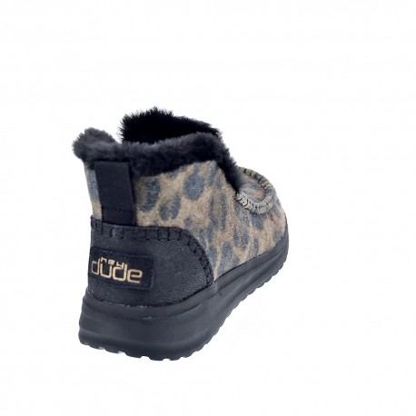 Botines Hey Dude zapatos Mujer modelo Denny Leo Negro 